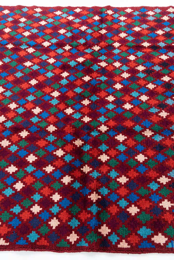 5' x 6' 7 Hand Knotted Balouch Wool Rug