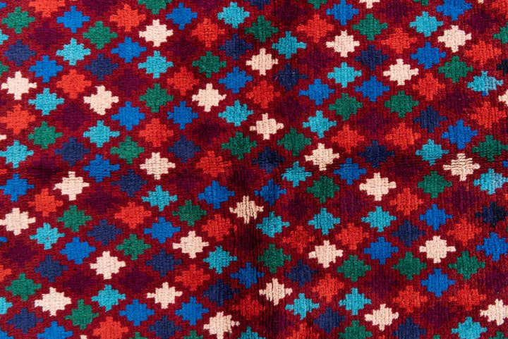 5' x 6' 7 Hand Knotted Balouch Wool Rug