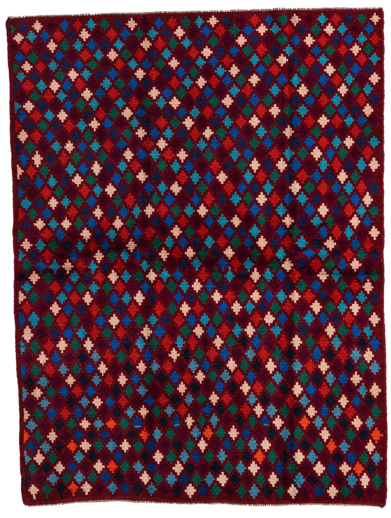 5' x 6' 7 Hand Knotted Balouch Wool Rug