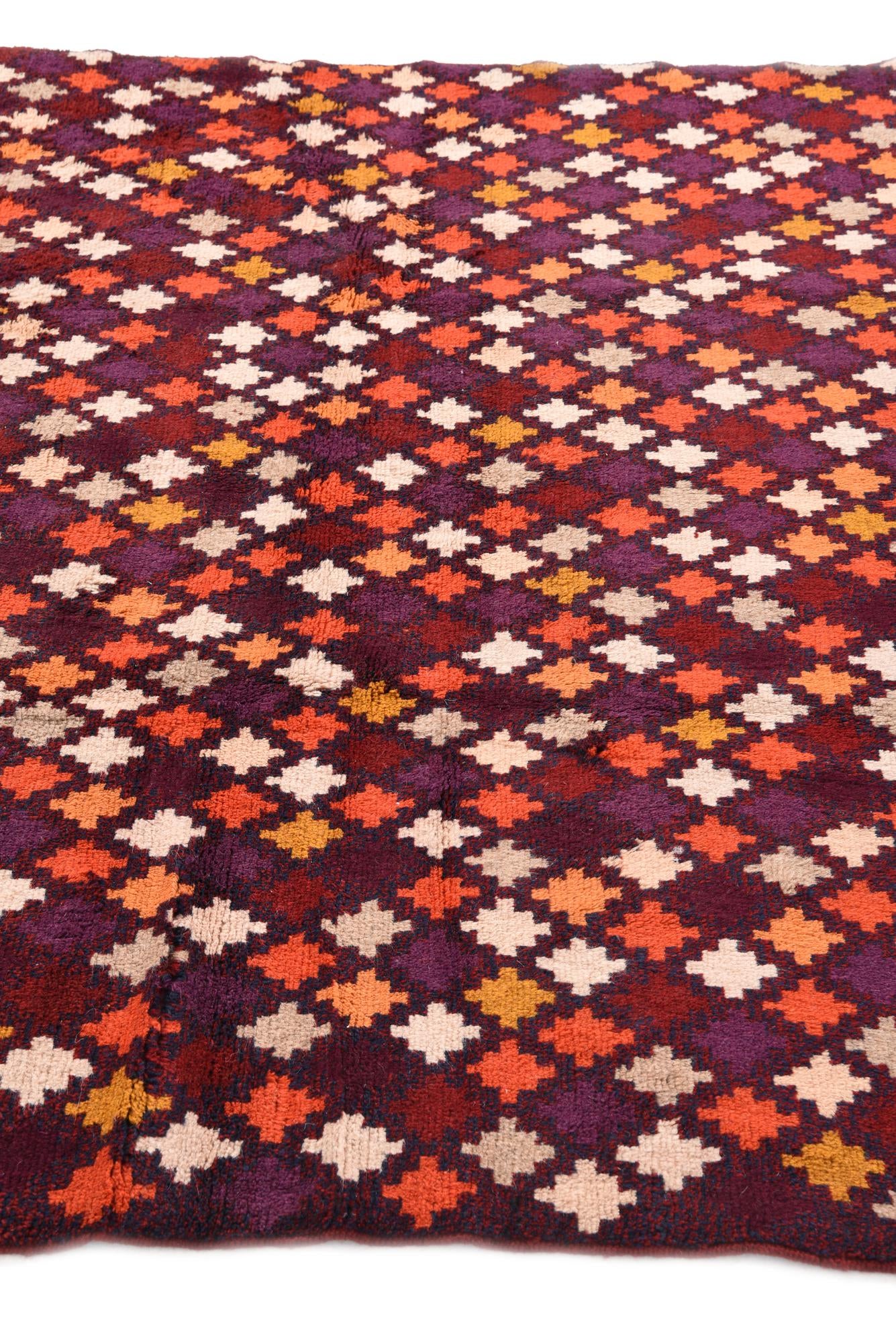 5' 9 x 6' 9 Hand Knotted Balouch Wool Rug