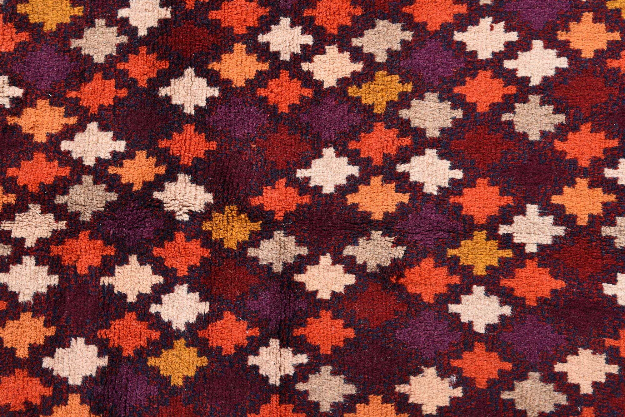 5' 9 x 6' 9 Hand Knotted Balouch Wool Rug