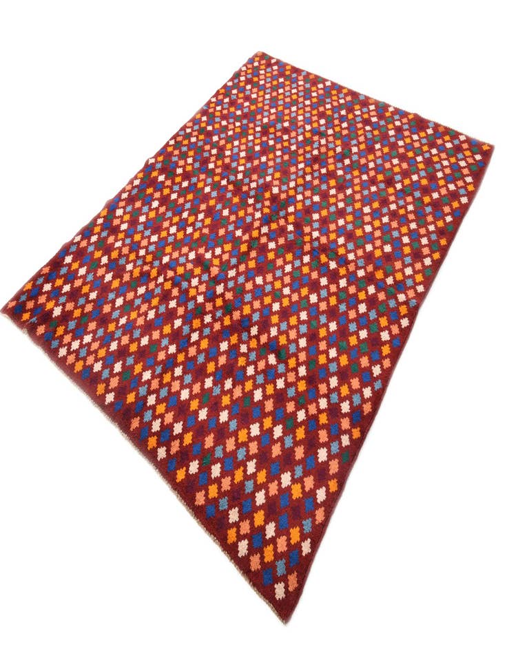 Detail image of 6' 2 x 8' Hand Knotted Balouch Wool Rug