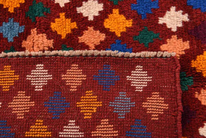 6' 2 x 8' Hand Knotted Balouch Wool Rug