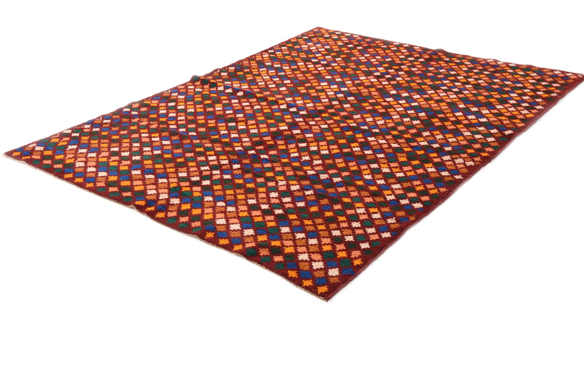 6' 1 x 8' Hand Knotted Balouch Wool Rug