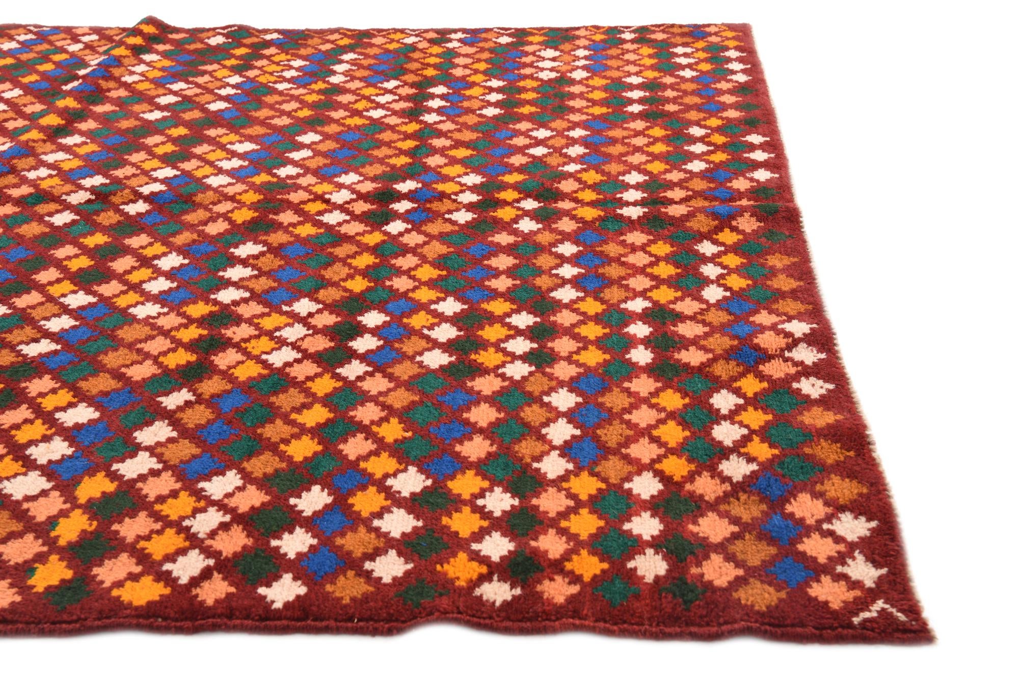 6' 1 x 8' Hand Knotted Balouch Wool Rug