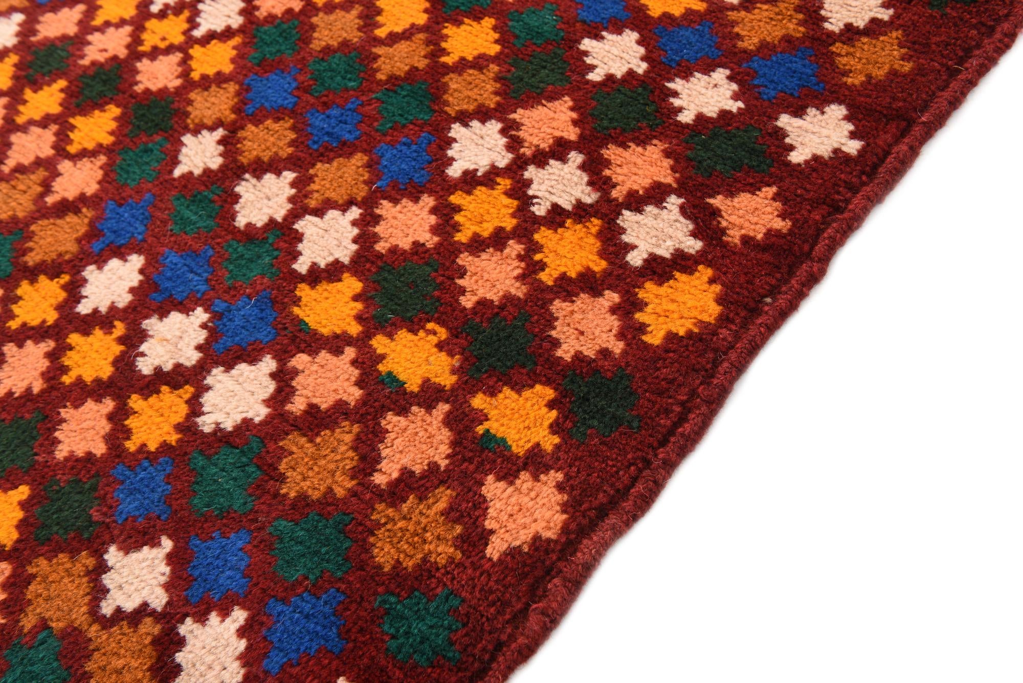 6' 1 x 8' Hand Knotted Balouch Wool Rug