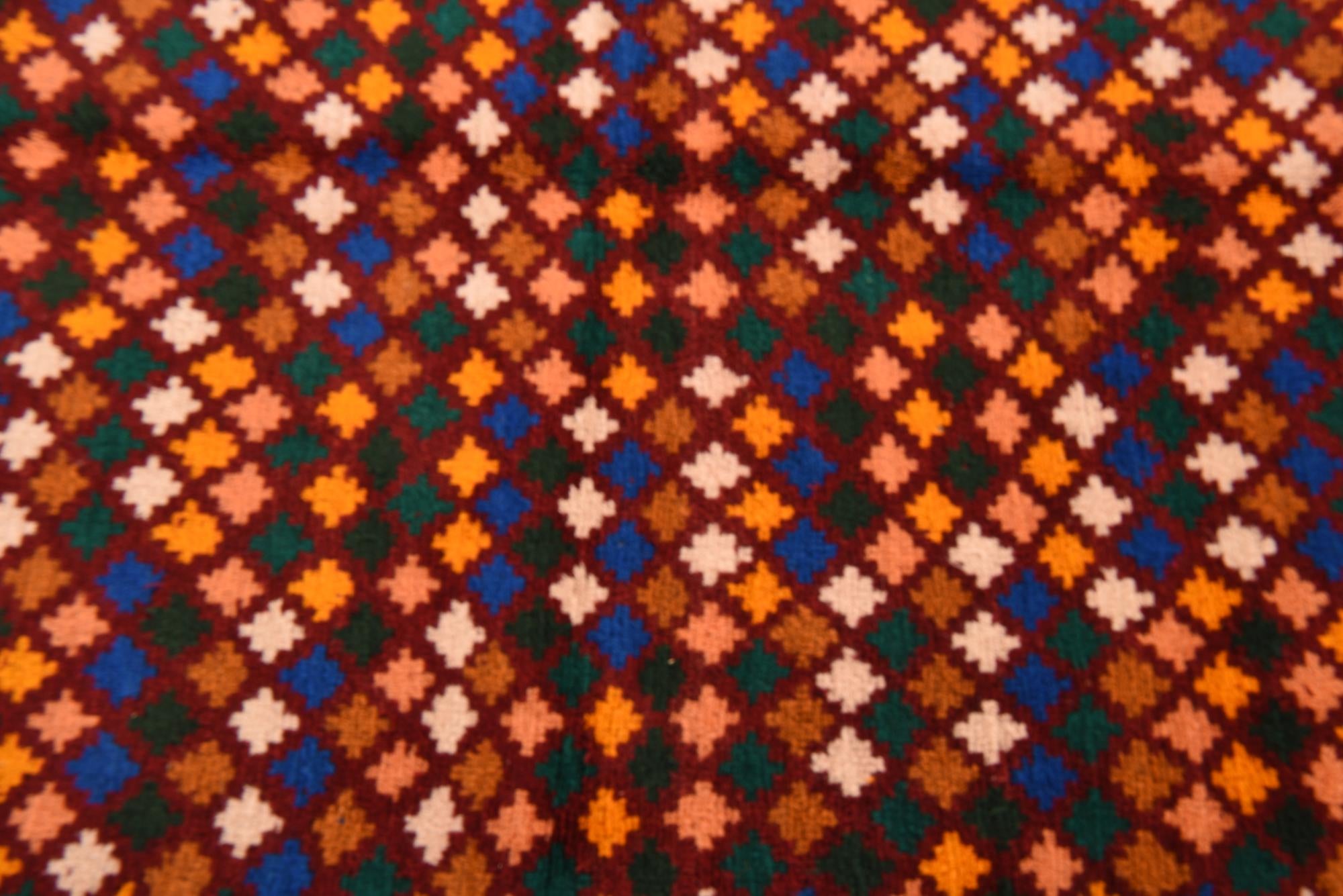 6' 1 x 8' Hand Knotted Balouch Wool Rug
