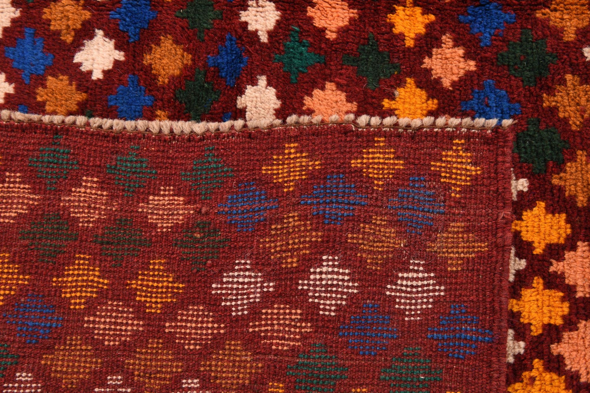 6' 1 x 8' Hand Knotted Balouch Wool Rug