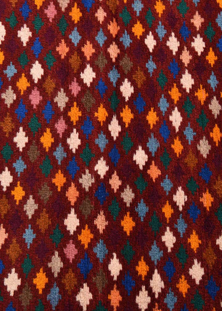 6' 4 x 7' 10 Hand Knotted Balouch Wool Rug