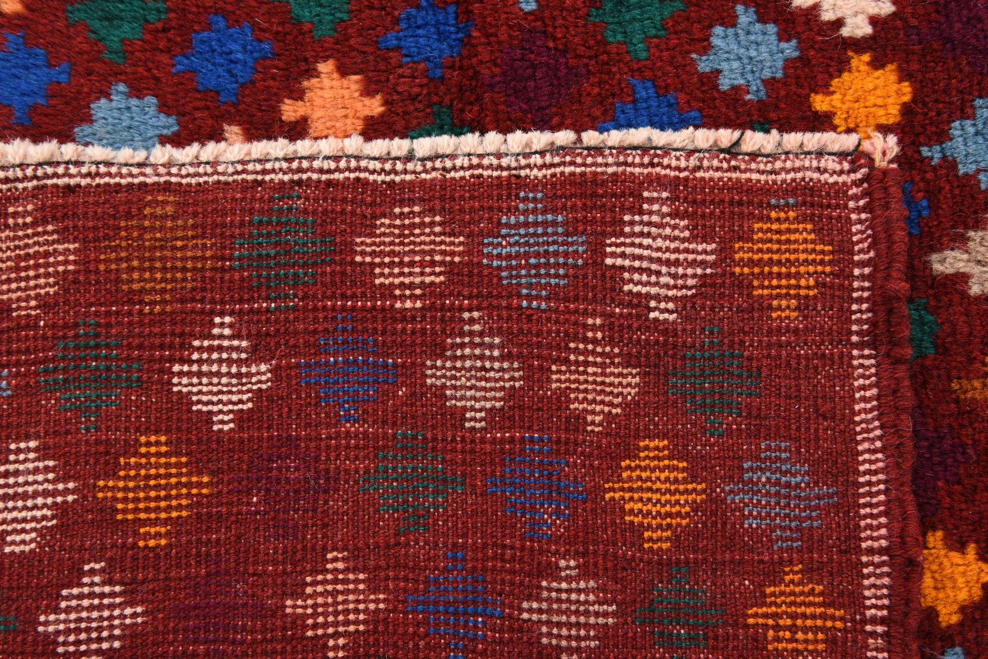 6' 4 x 7' 10 Hand Knotted Balouch Wool Rug