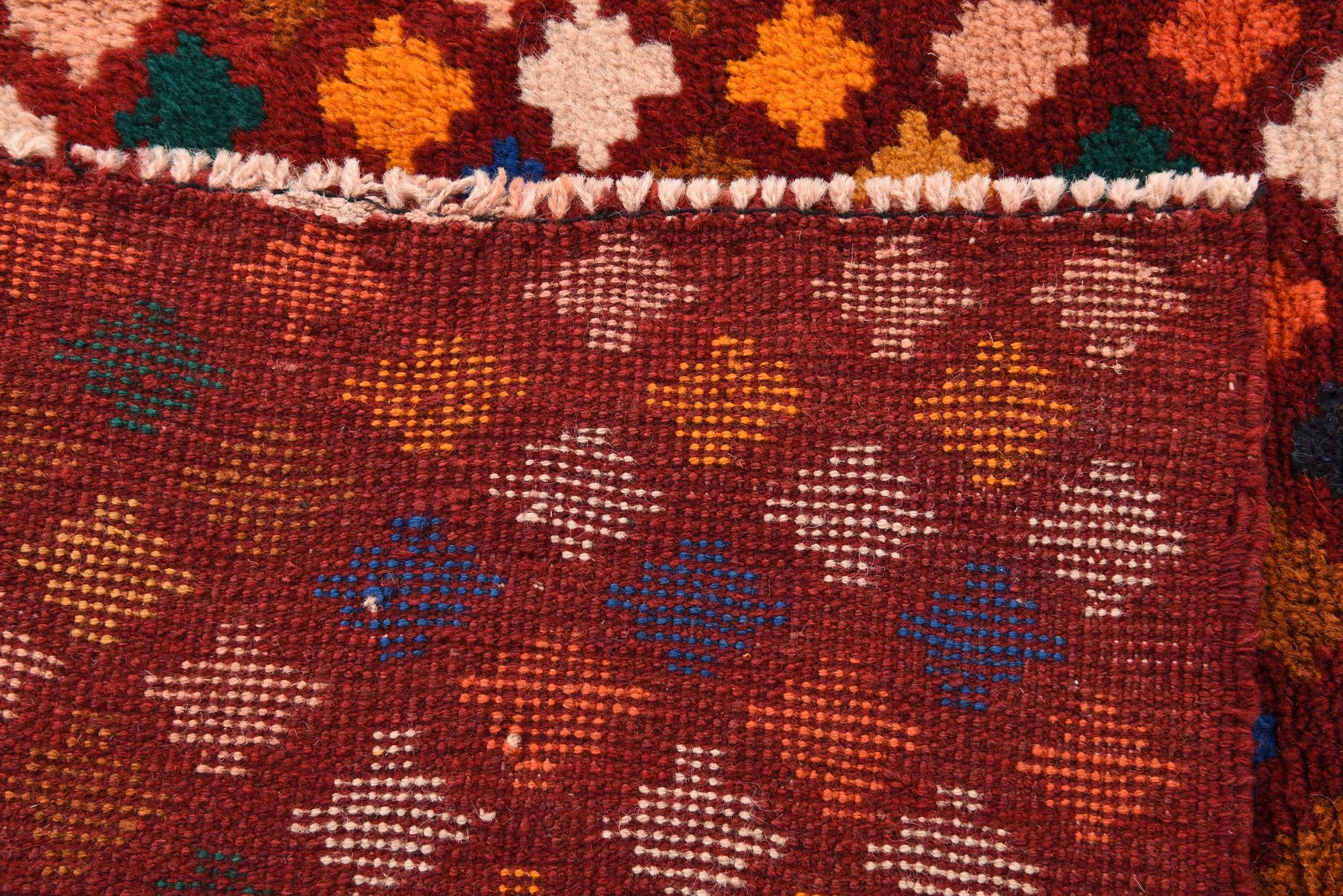 6' x 8' 3 Hand Knotted Balouch Wool Rug
