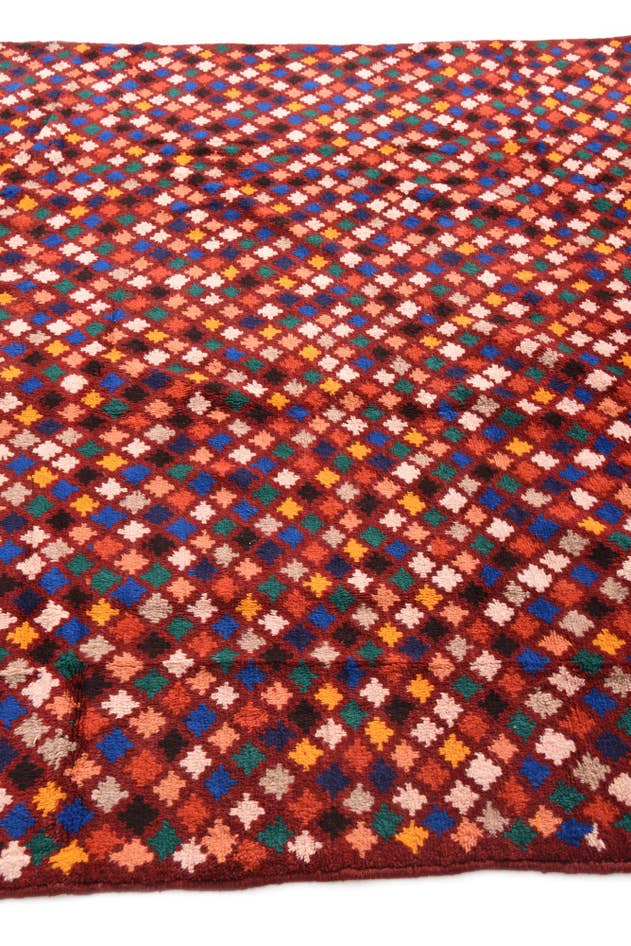 Detail image of 6' 9 x 10' Hand Knotted Balouch Wool Rug