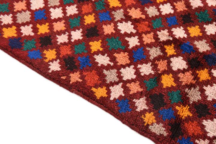 6' 9 x 10' Hand Knotted Balouch Wool Rug