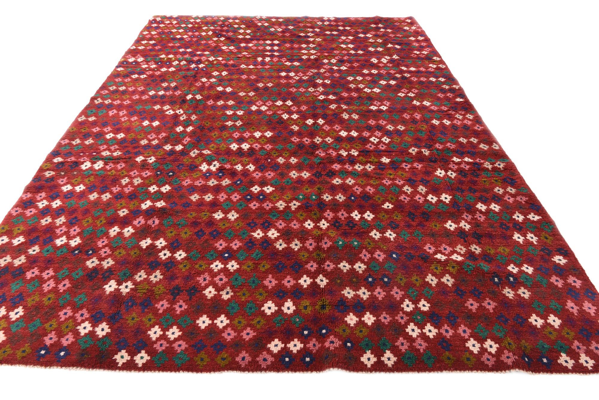 6' 9 x 9' 11 Hand Knotted Balouch Wool Rug