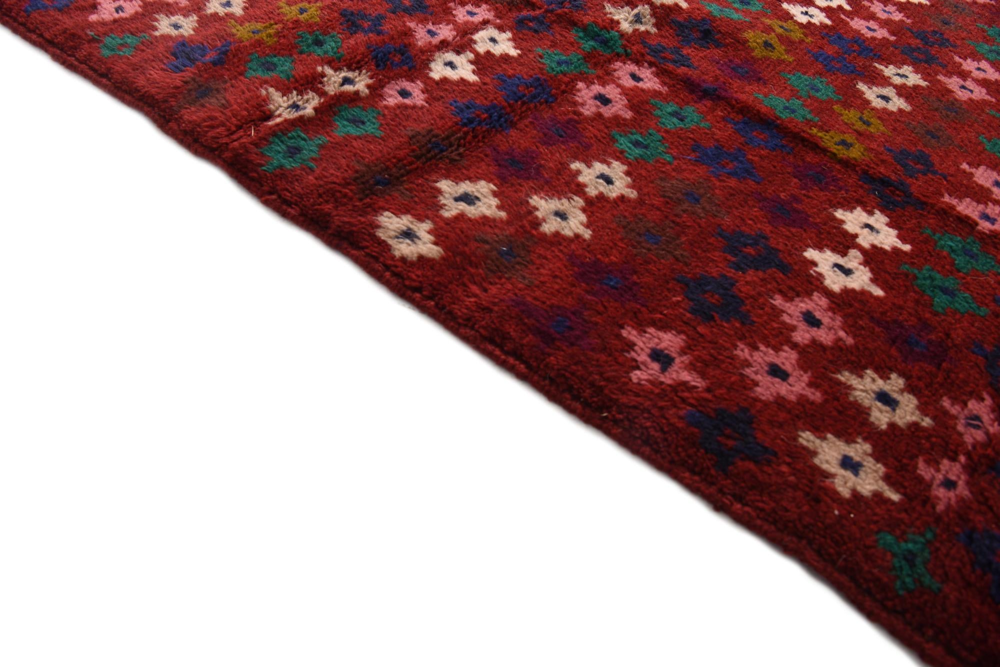6' 9 x 9' 11 Hand Knotted Balouch Wool Rug