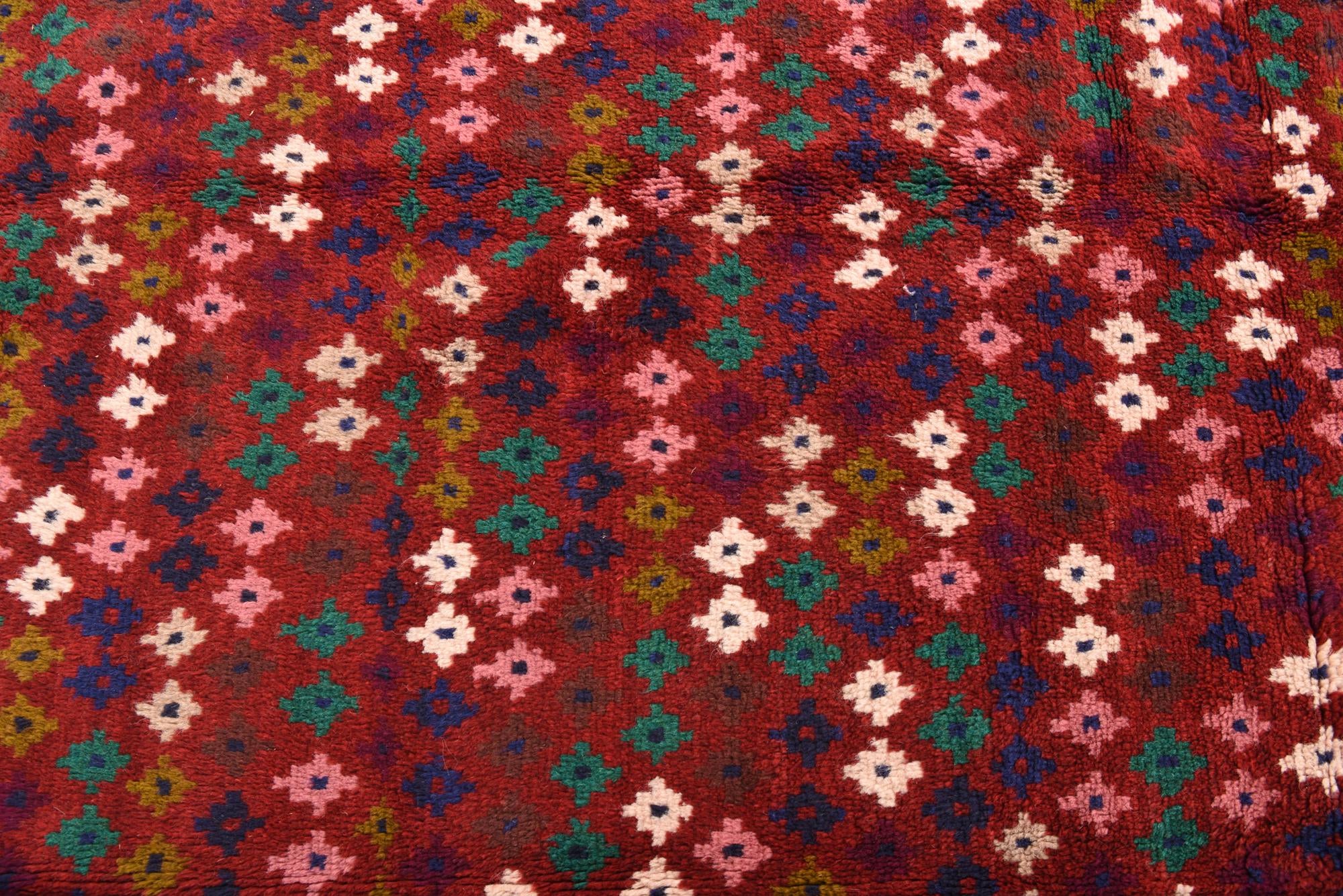 6' 9 x 9' 11 Hand Knotted Balouch Wool Rug