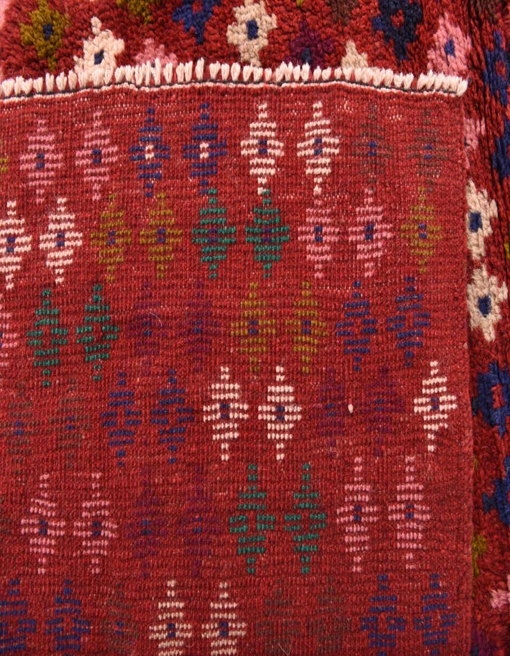 Detail image of 6' 9 x 9' 11  Hand Knotted Balouch Wool Rug