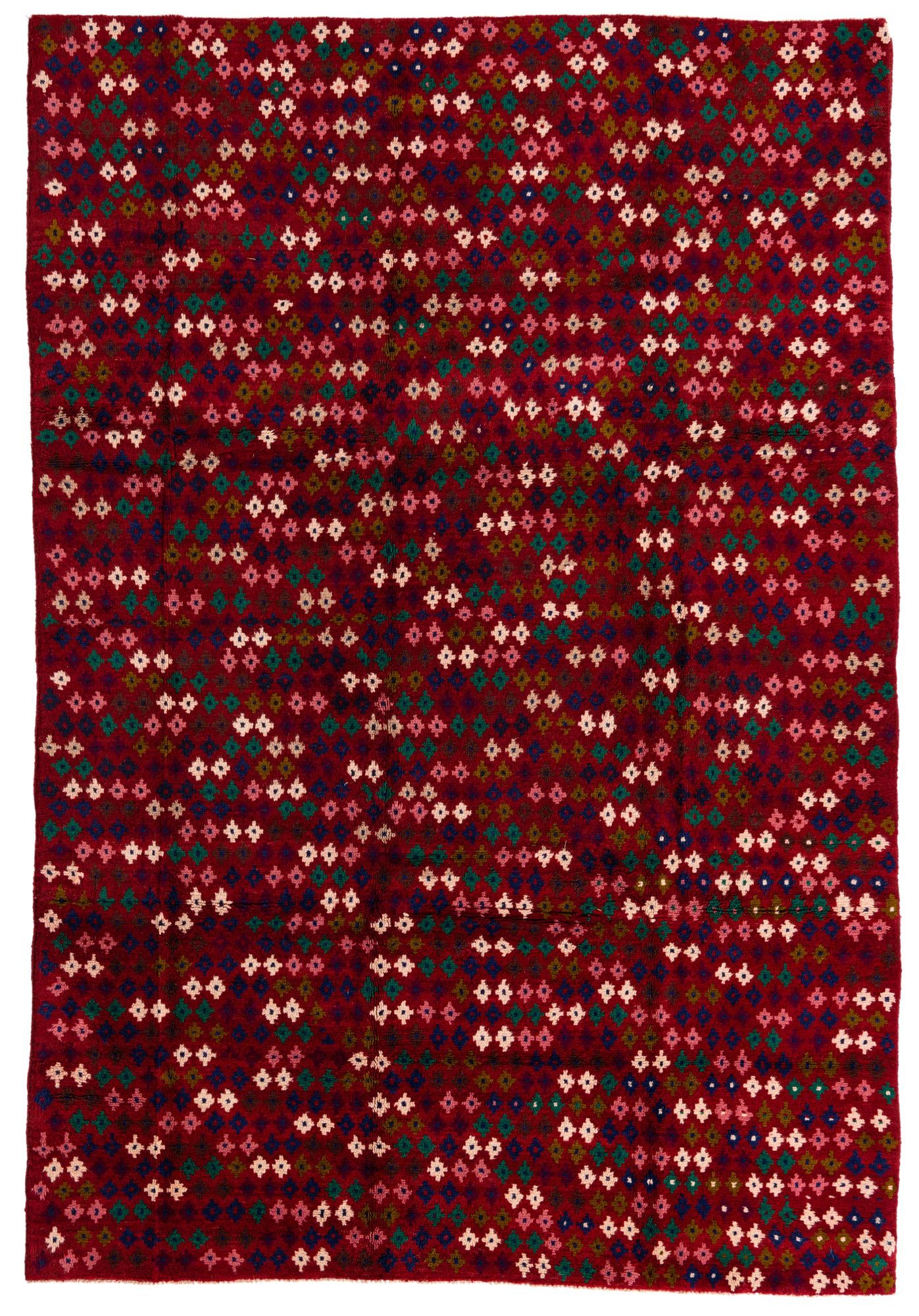 6' 9 x 9' 11 Hand Knotted Balouch Wool Rug