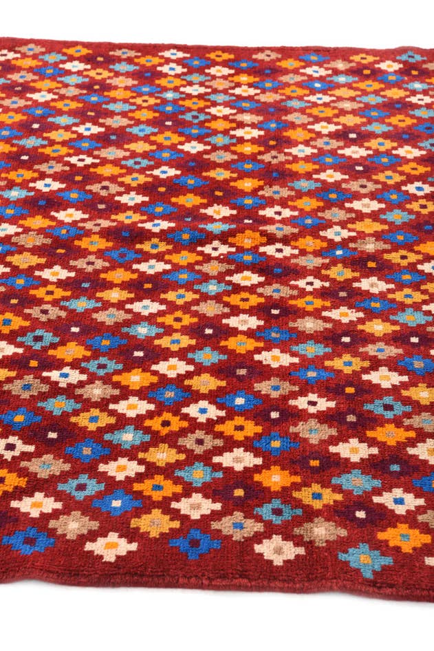 Detail image of 4' 8 x 7' 6 Hand Knotted Balouch Wool Rug