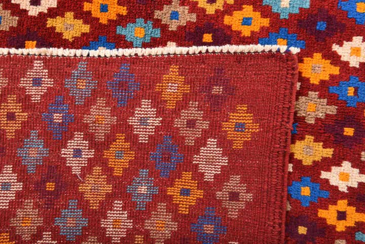 4' 8 x 7' 6 Hand Knotted Balouch Wool Rug