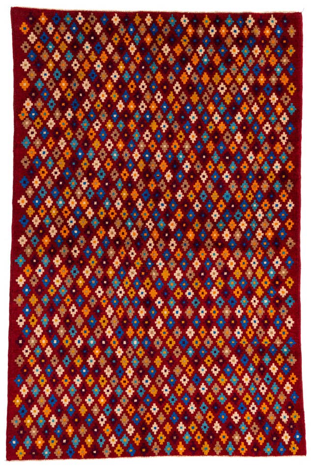 Detail image of 4' 8 x 7' 6 Hand Knotted Balouch Wool Rug