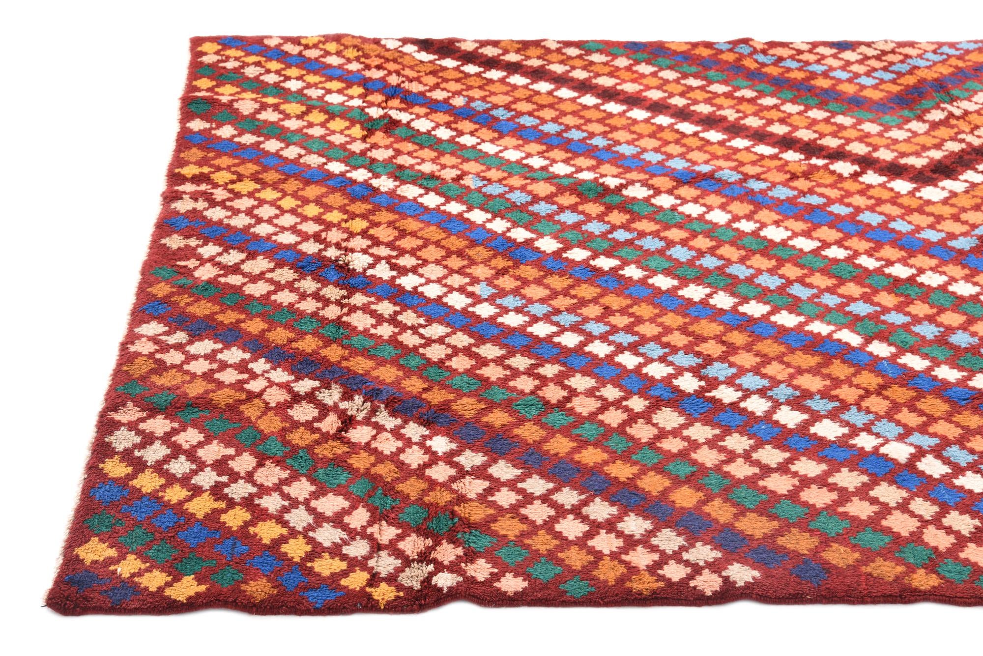5' 6 x 8' 1 Hand Knotted Balouch Wool Rug