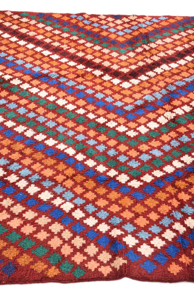 5' 6 x 8' 1 Hand Knotted Balouch Wool Rug