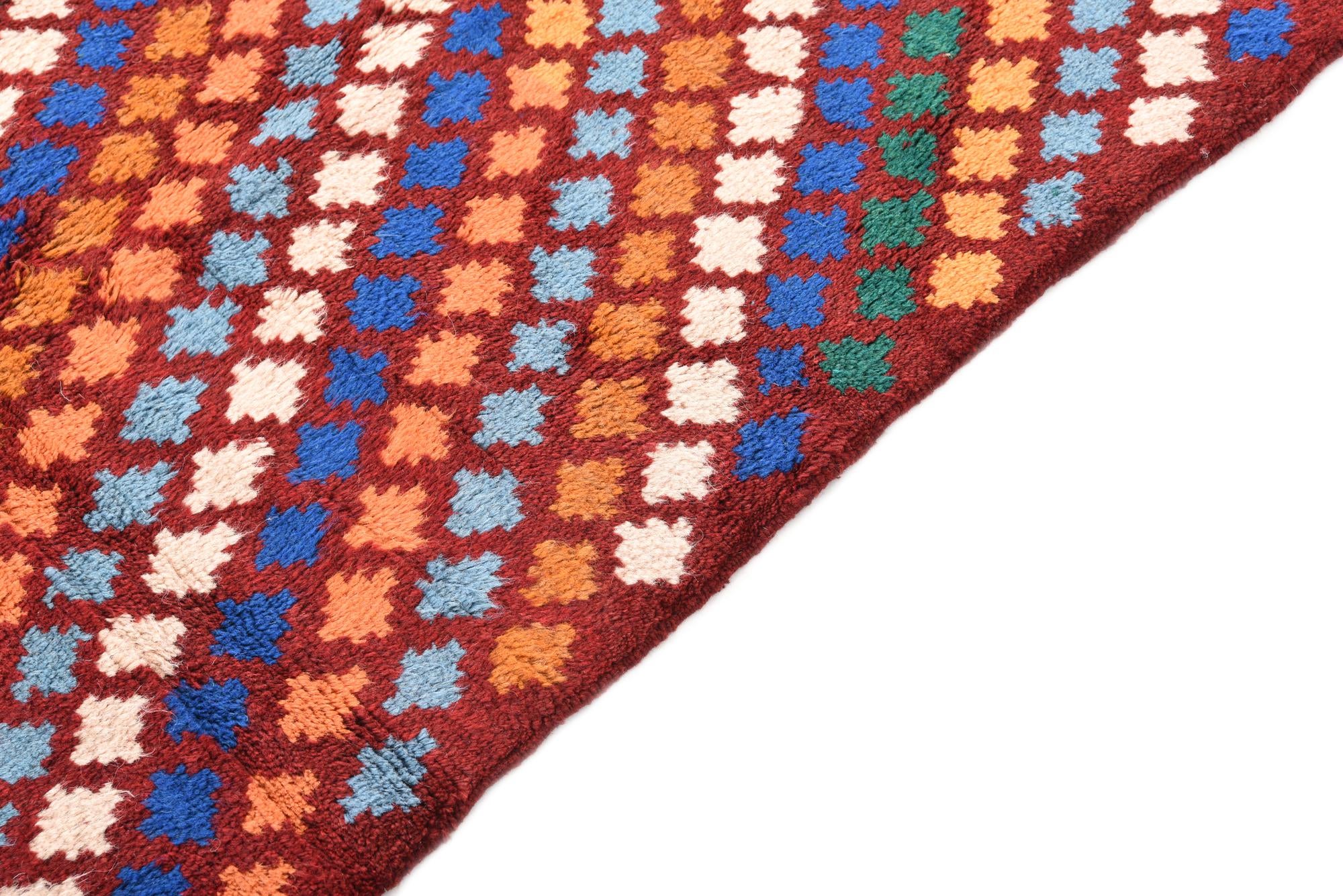 5' 6 x 8' 1 Hand Knotted Balouch Wool Rug