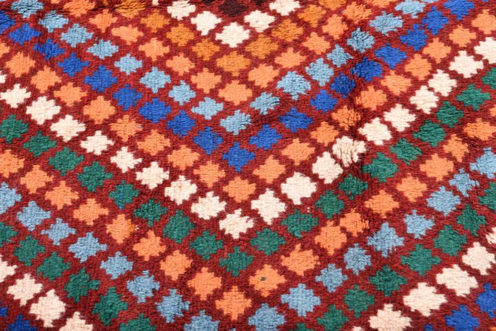 5' 6 x 8' 1 Hand Knotted Balouch Wool Rug