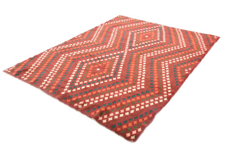 Detail image of 6' 9 x 9' 2 Hand Knotted Balouch Wool Rug
