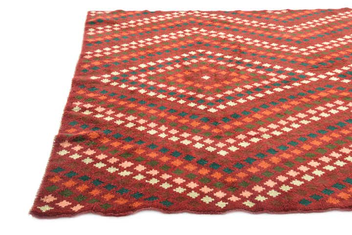 6' 9 x 9' 2 Hand Knotted Balouch Wool Rug