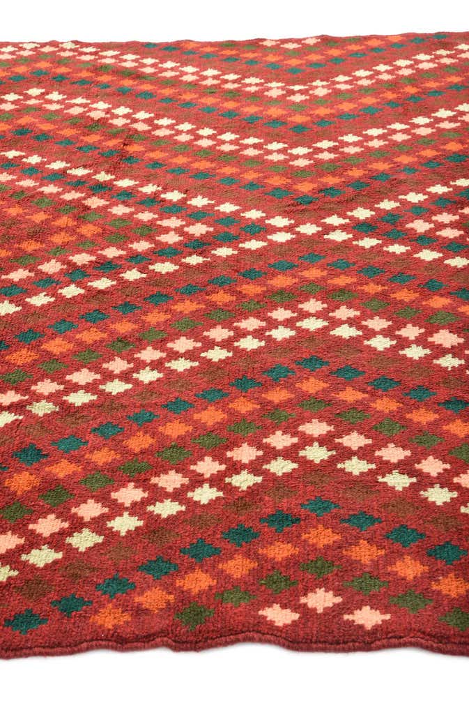 6' 9 x 9' 2 Hand Knotted Balouch Wool Rug