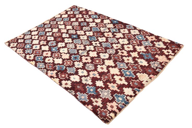 Detail image of 4' x 6' Hand Knotted Balouch Wool Rug