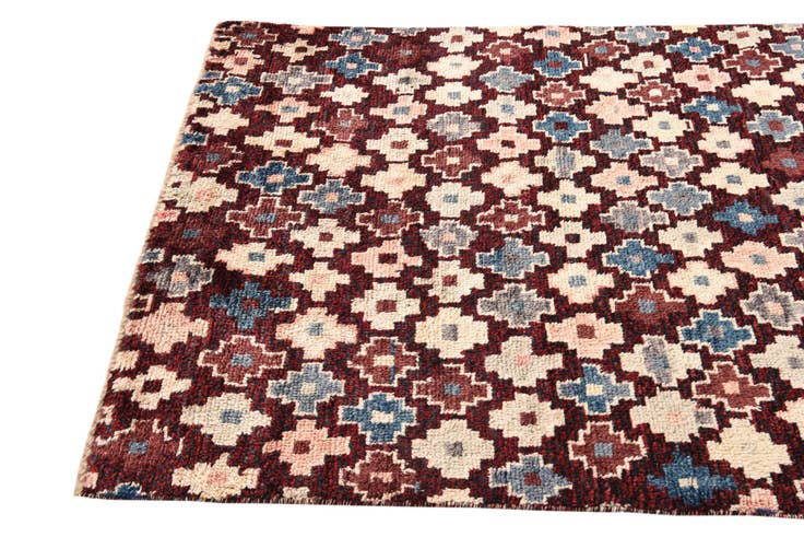 Detail image of 4' x 6' Hand Knotted Balouch Wool Rug