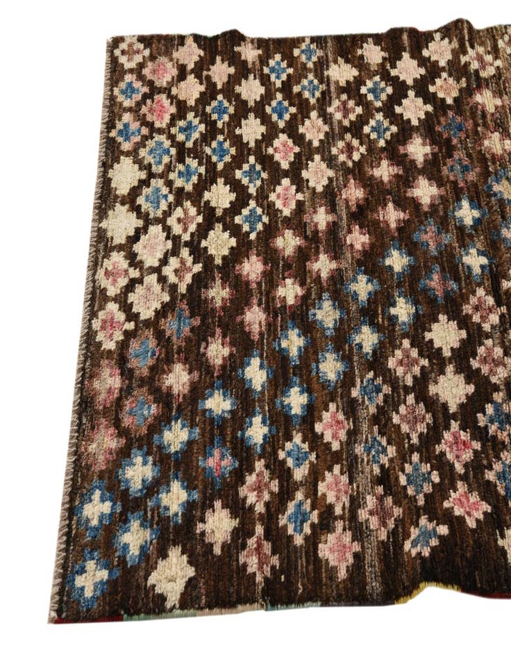 Detail image of 2' 10 x 4' 5  Hand Knotted Balouch Wool Rug