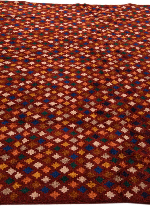 Detail image of 6' 10 x 9' 4 Hand Knotted Balouch Wool Rug