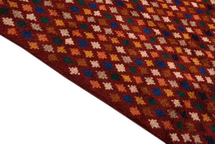 6' 10 x 9' 4 Hand Knotted Balouch Wool Rug