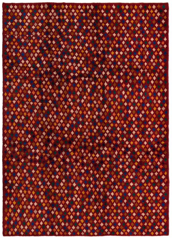 6' 10 x 9' 4 Hand Knotted Balouch Wool Rug