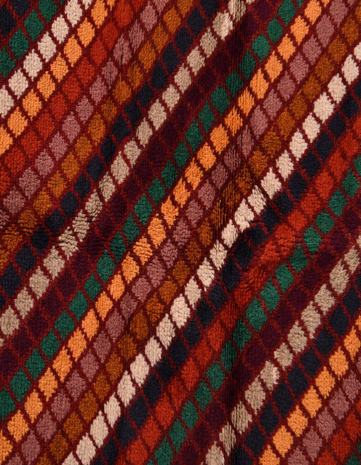 Detail image of 4' x 6'  Hand Knotted Balouch Wool Rug