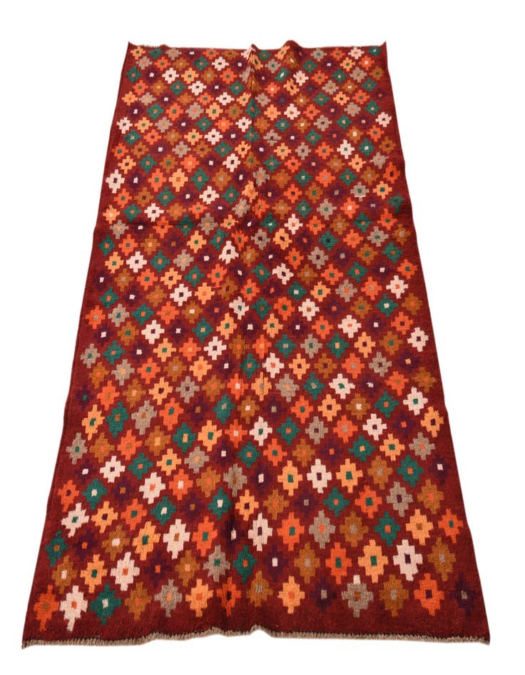 Detail image of 3' 8 x 6'  Hand Knotted Balouch Wool Rug