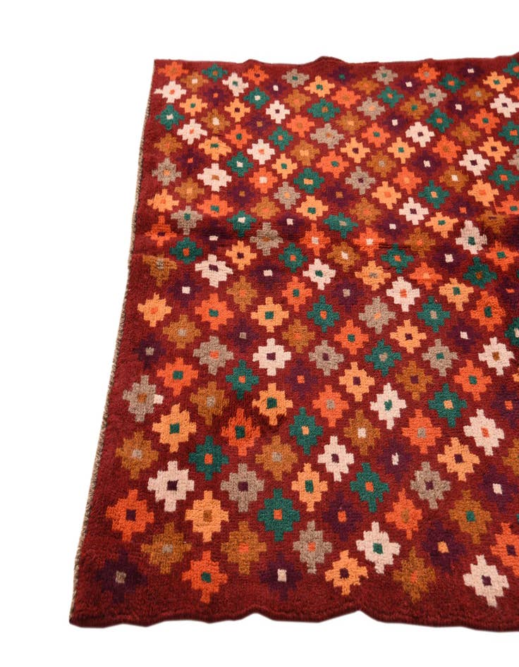 Detail image of 3' 8 x 6'  Hand Knotted Balouch Wool Rug