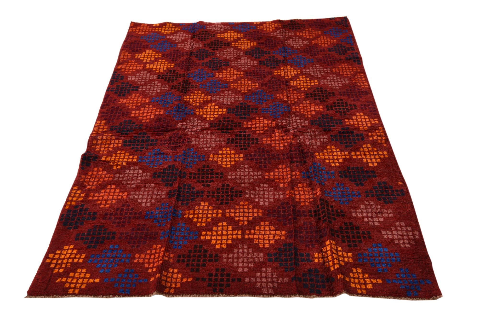 3' 10 x 6' Hand Knotted Balouch Wool Rug