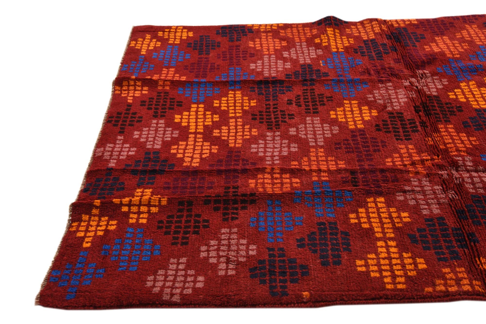 3' 10 x 6' Hand Knotted Balouch Wool Rug