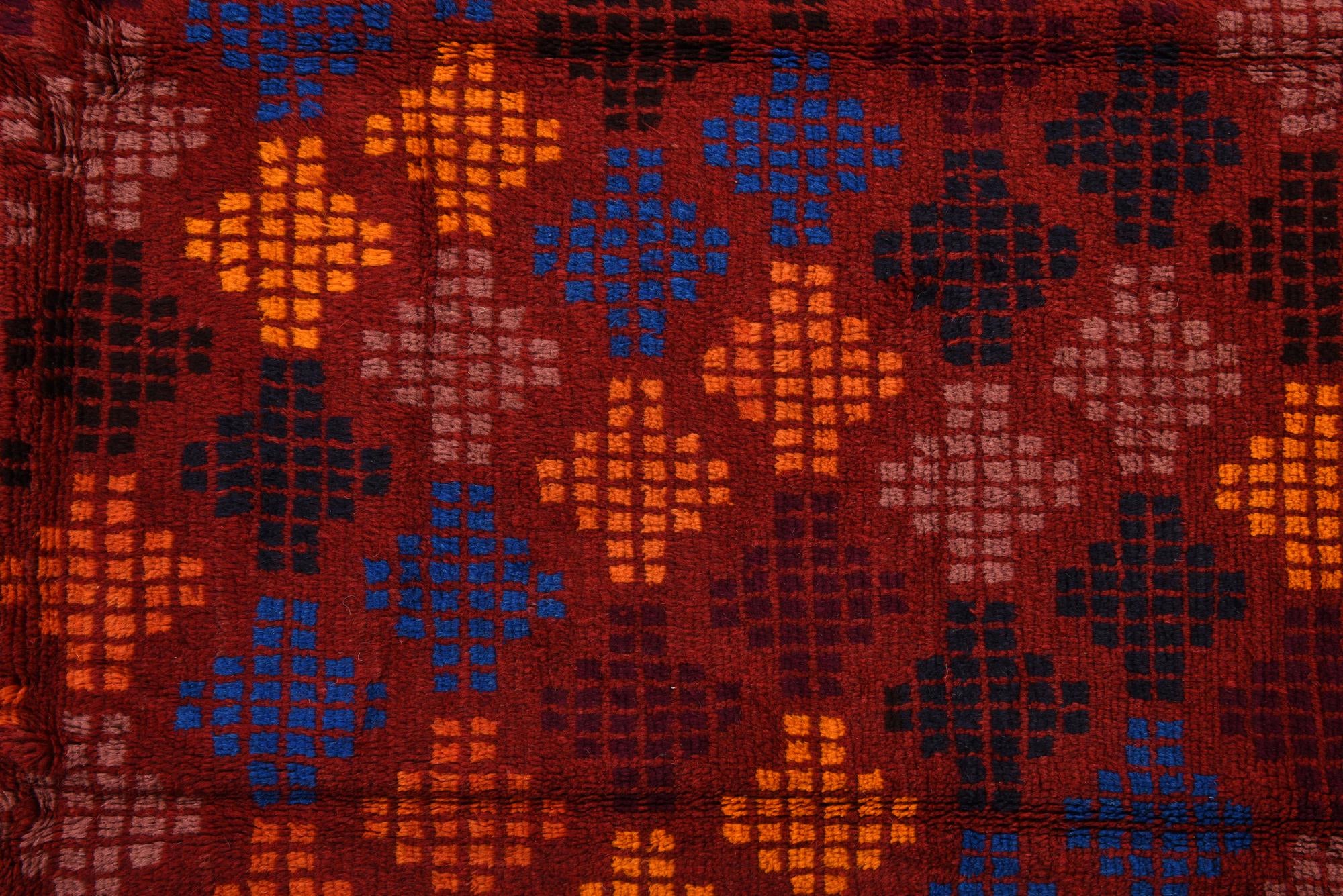 3' 10 x 6' Hand Knotted Balouch Wool Rug