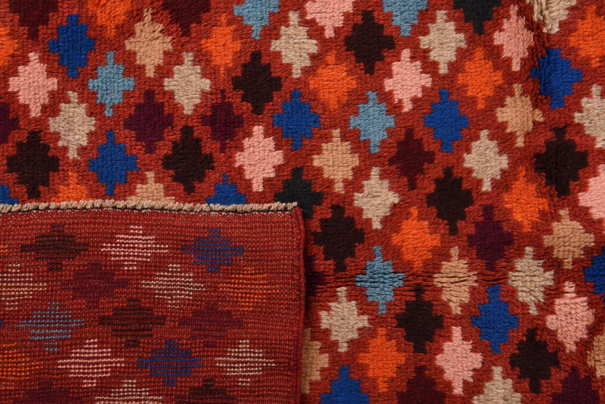 3' 7 x 6' Hand Knotted Balouch Wool Rug