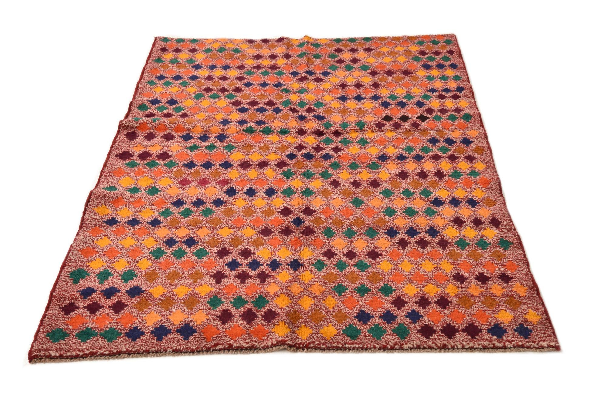 3' 10 x 5' 10 Hand Knotted Balouch Wool Rug