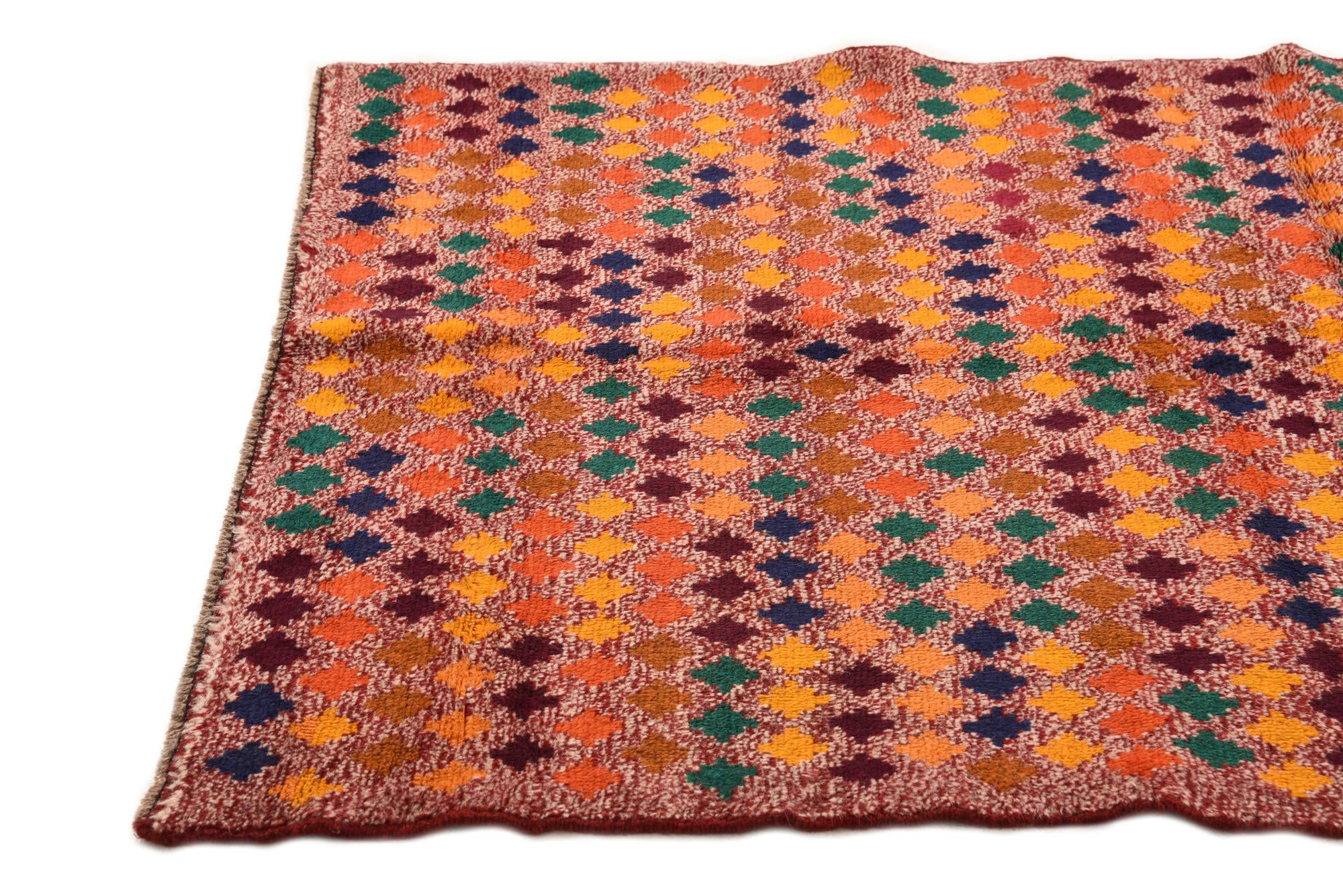 3' 10 x 5' 10 Hand Knotted Balouch Wool Rug
