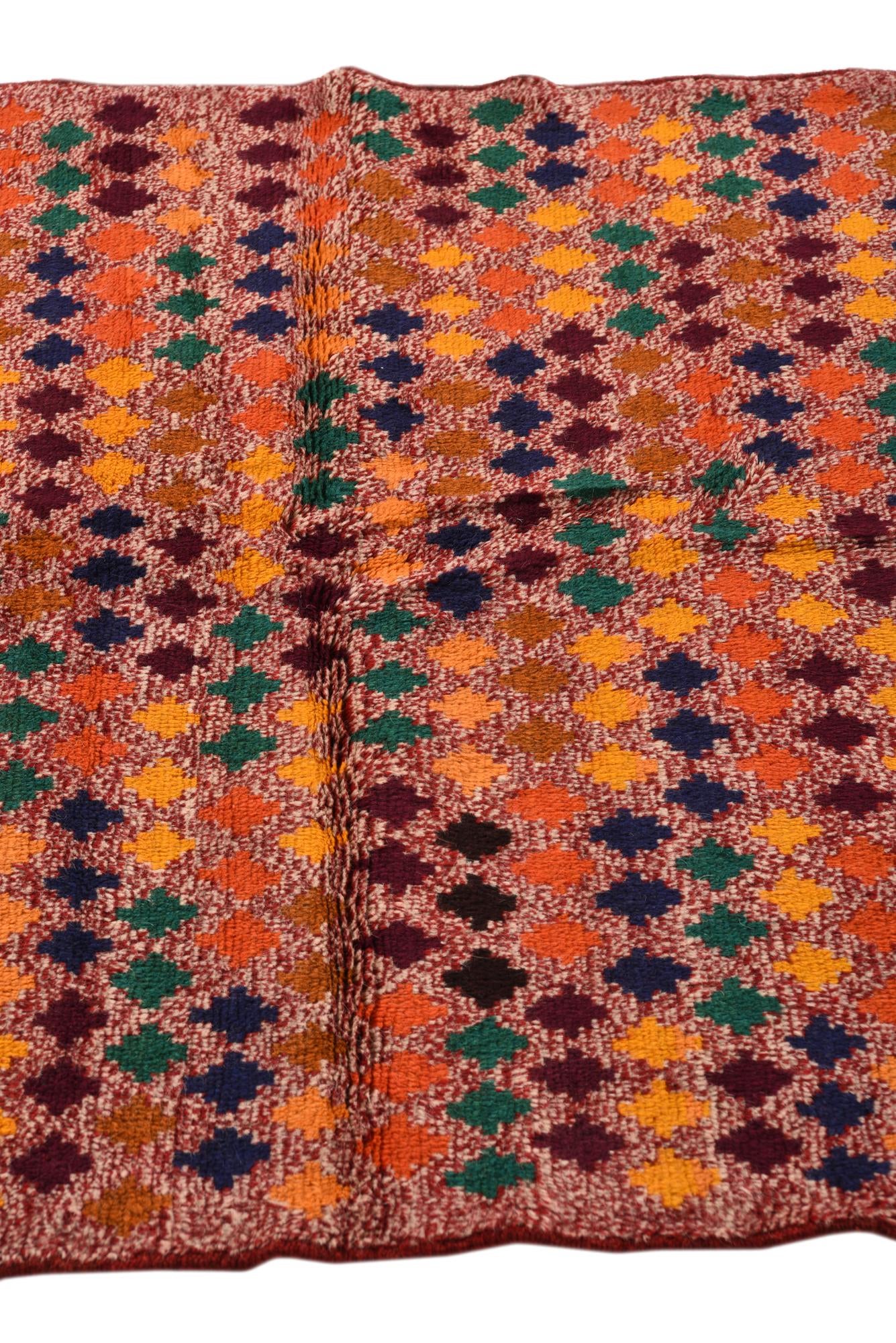 3' 10 x 5' 10 Hand Knotted Balouch Wool Rug