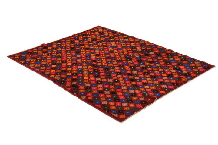 125cm x 170cm Hand Knotted Balouch Wool Rug