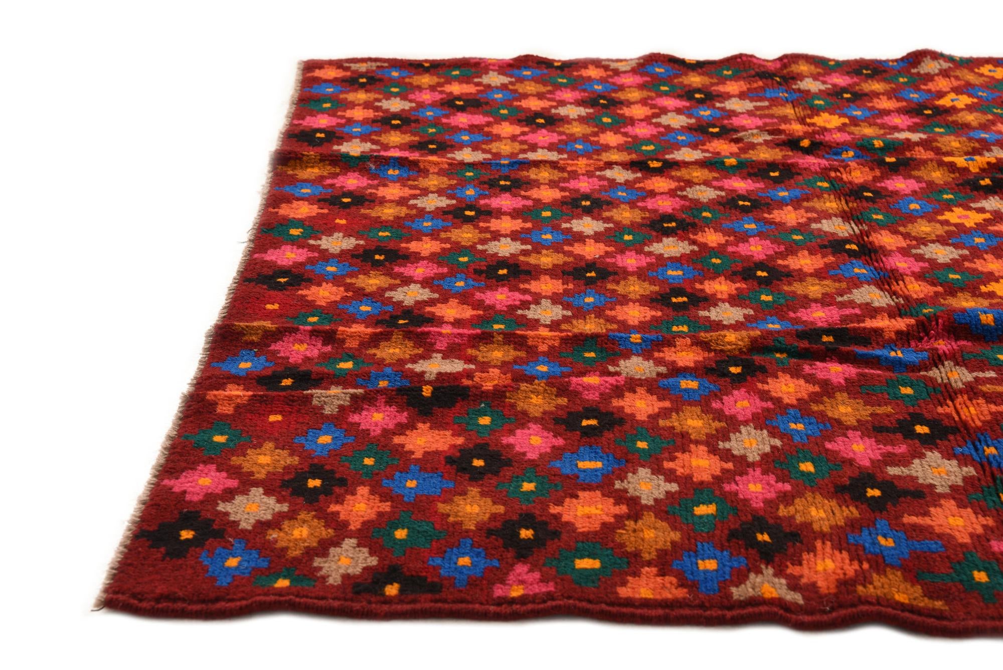 125cm x 170cm Hand Knotted Balouch Wool Rug